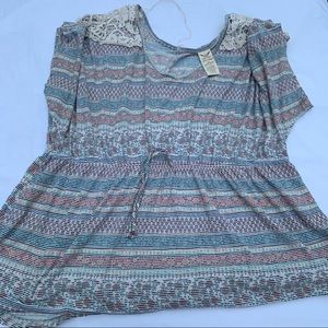 Plus Size Peplum Blouse